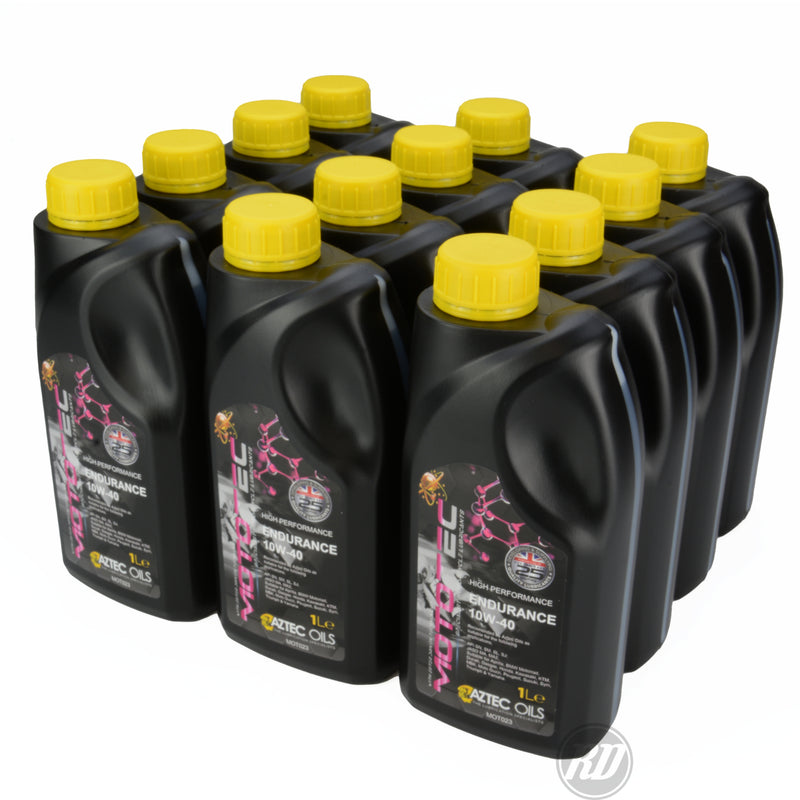 MOTOTEC 10W-40 Endurance 4T Engine Oil - 12 PCS