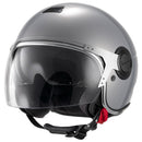 Argentario Visor Jet Helmet - Grey