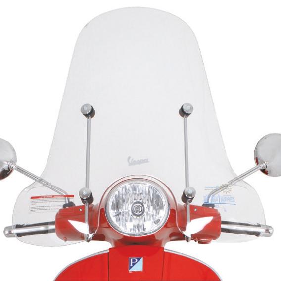 Piaggio Vespa GTS Tall Clear Windscreen