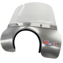 VE ACTIF Vespa Mod Flyscreen PX, T5, LML - Silver